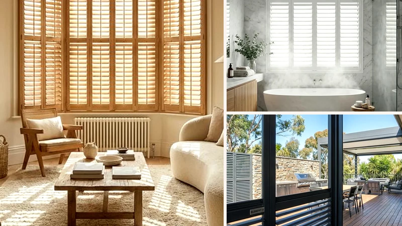 Plantation Shutters by Modern Curtains and Blinds